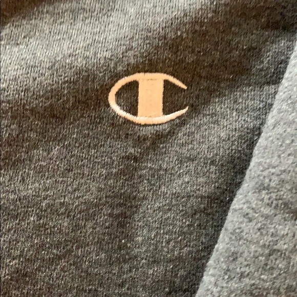 Champion heather grey crew neck sweatshirt XL - Picture 3 of 8